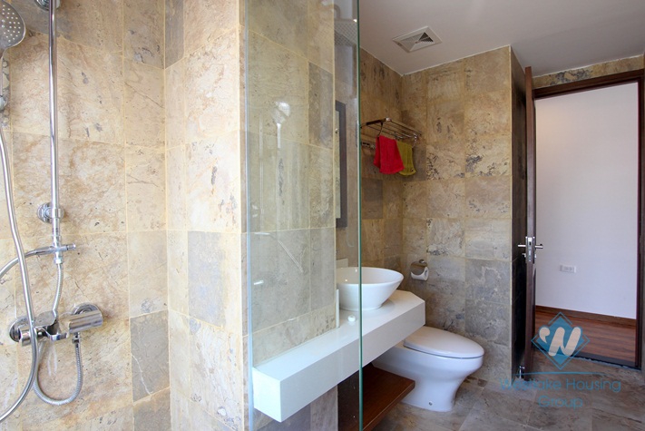 Top floor two bedrooms apartment for rent in the heart of Tay Ho, Ha Noi